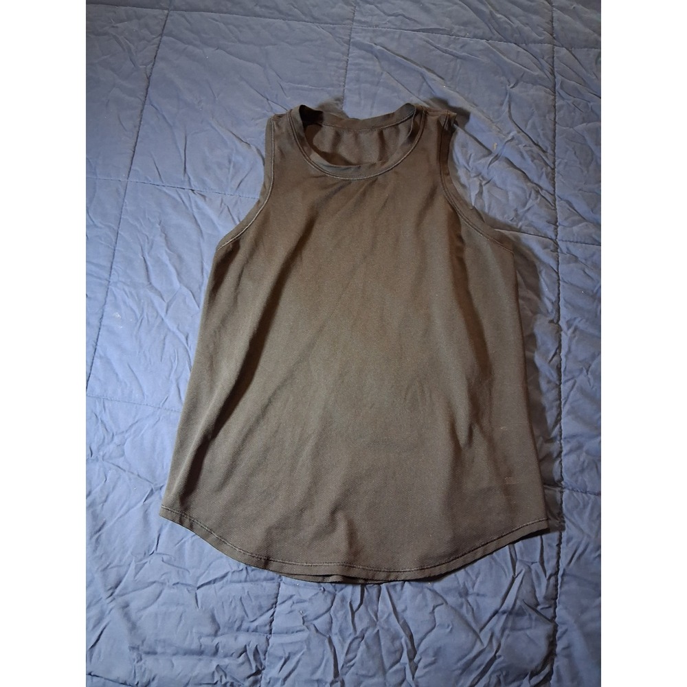 Lululemon Sculpt Tank Top Black Performance Running Yoga Shirt‎ Womens Size 4